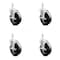 Service Caster 5 Inch Phenolic Wheel Swivel 3/4 Inch Square Stem Caster Set with Brake SCC SCC-SQ20S514-PHS-TLB-34-4 - alternate 1